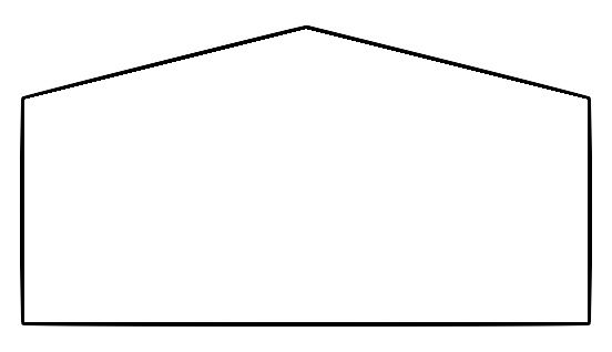 Gable roof